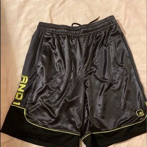 AND1 athletic shorts
